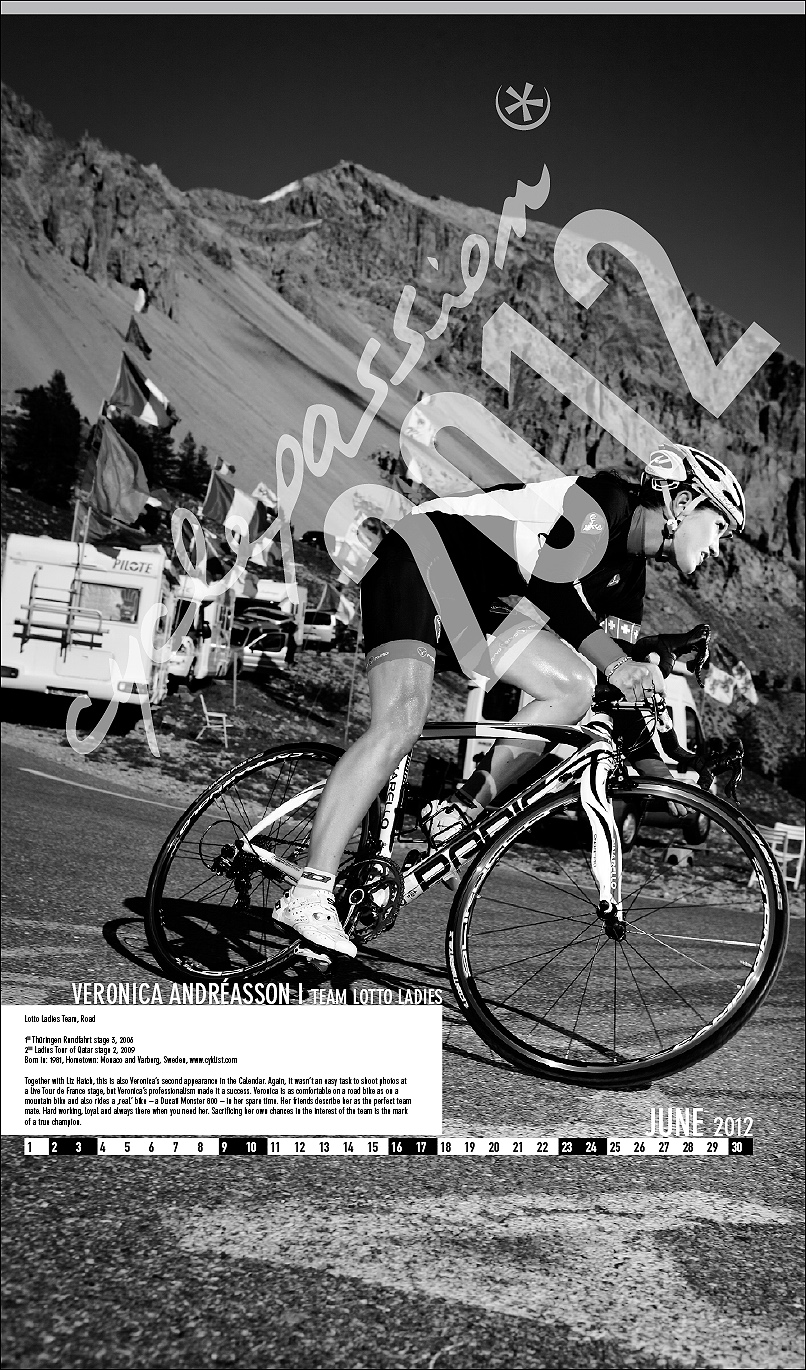 Cycle Passion 2012. Календарь со страшно красивыми велогонщицами June-Rukck-Wasser