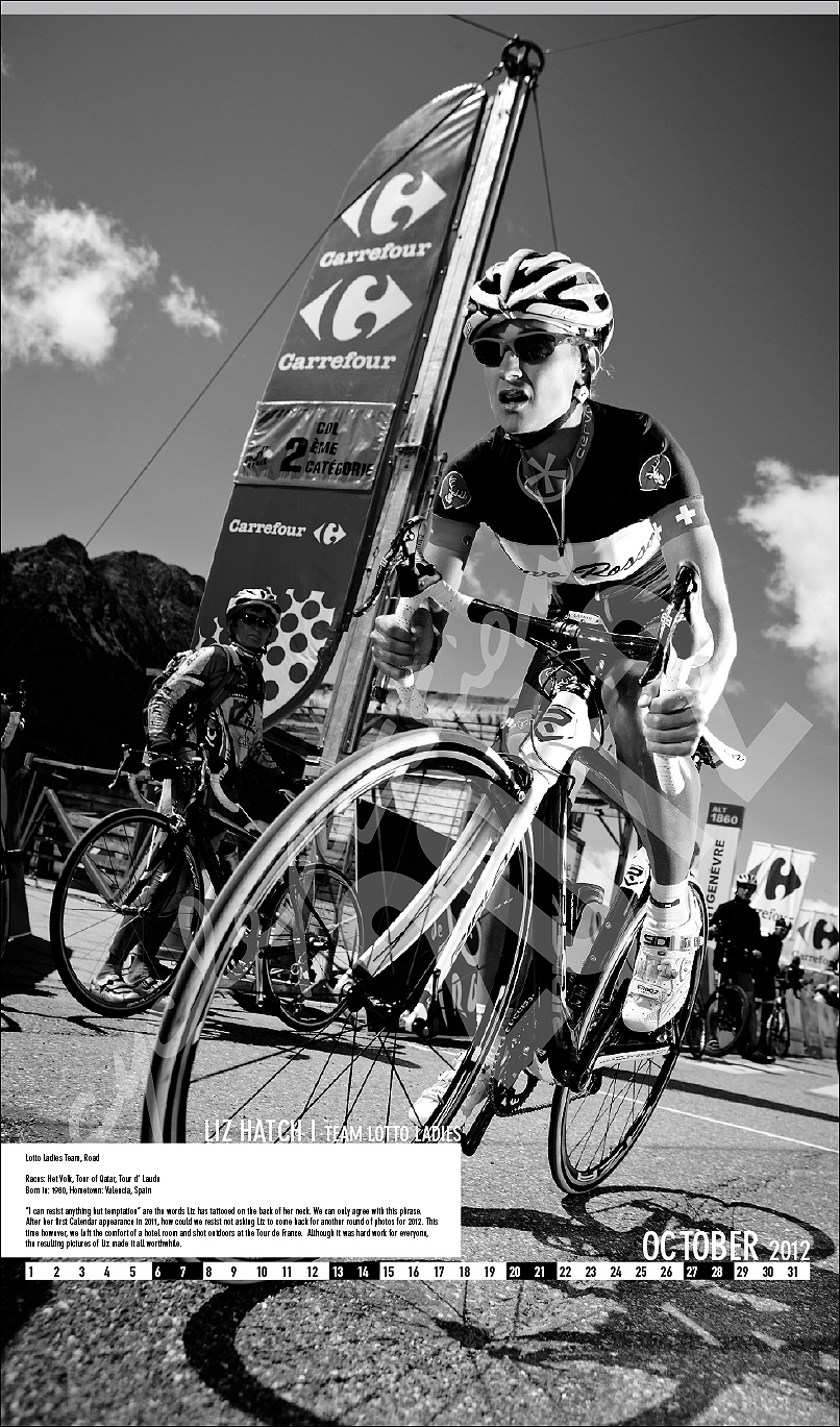 Cycle Passion 2012. Календарь со страшно красивыми велогонщицами October-Rukck-Wasser
